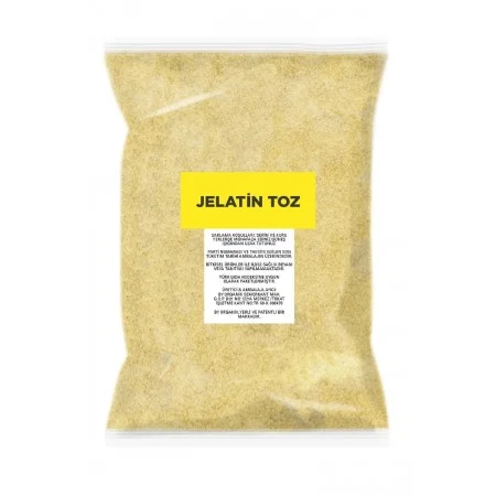 JELATİN TOZU (SIĞIR JELATİNİ)